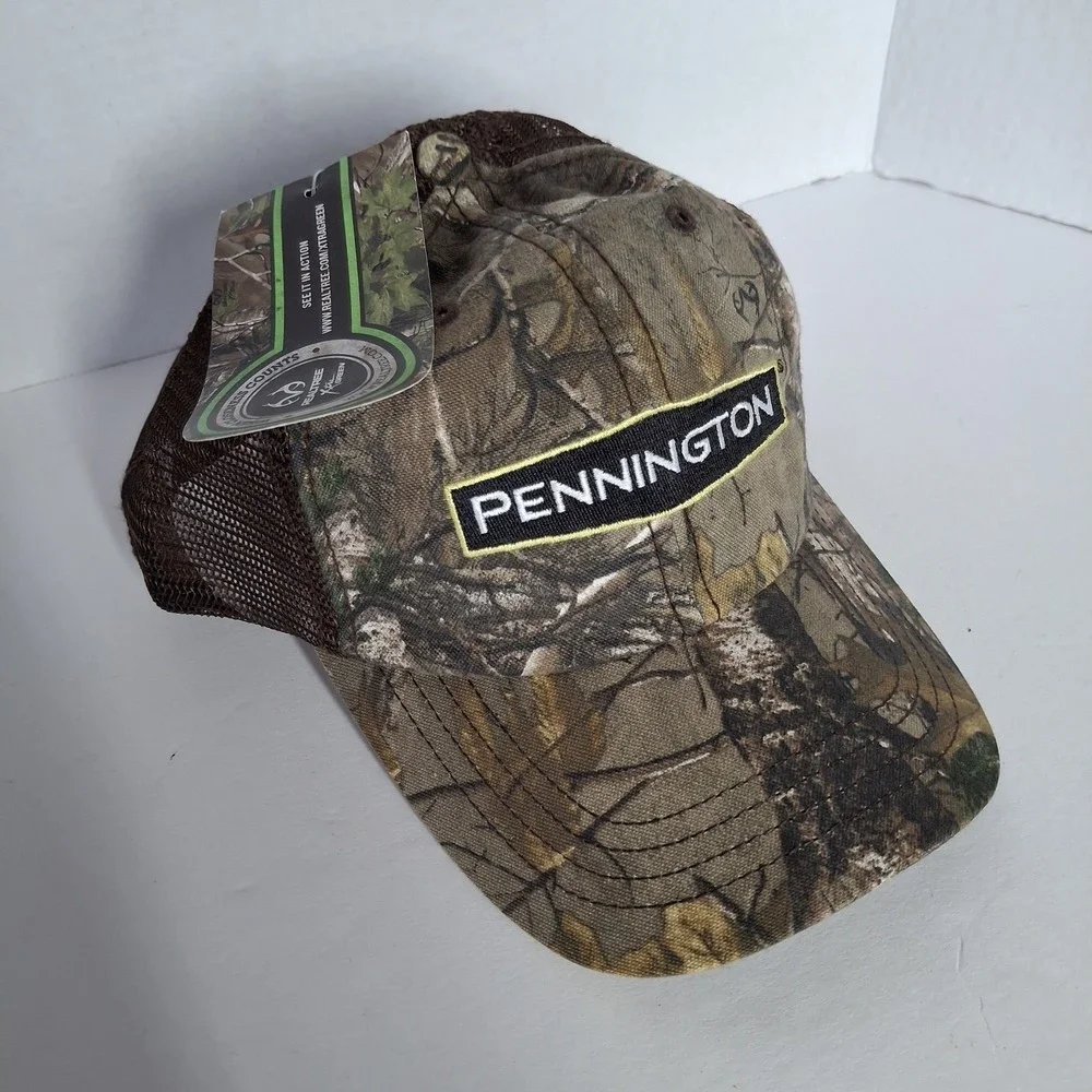Pennington‎ Realtree Cap Hat Camo Mesh Trucker New One Size